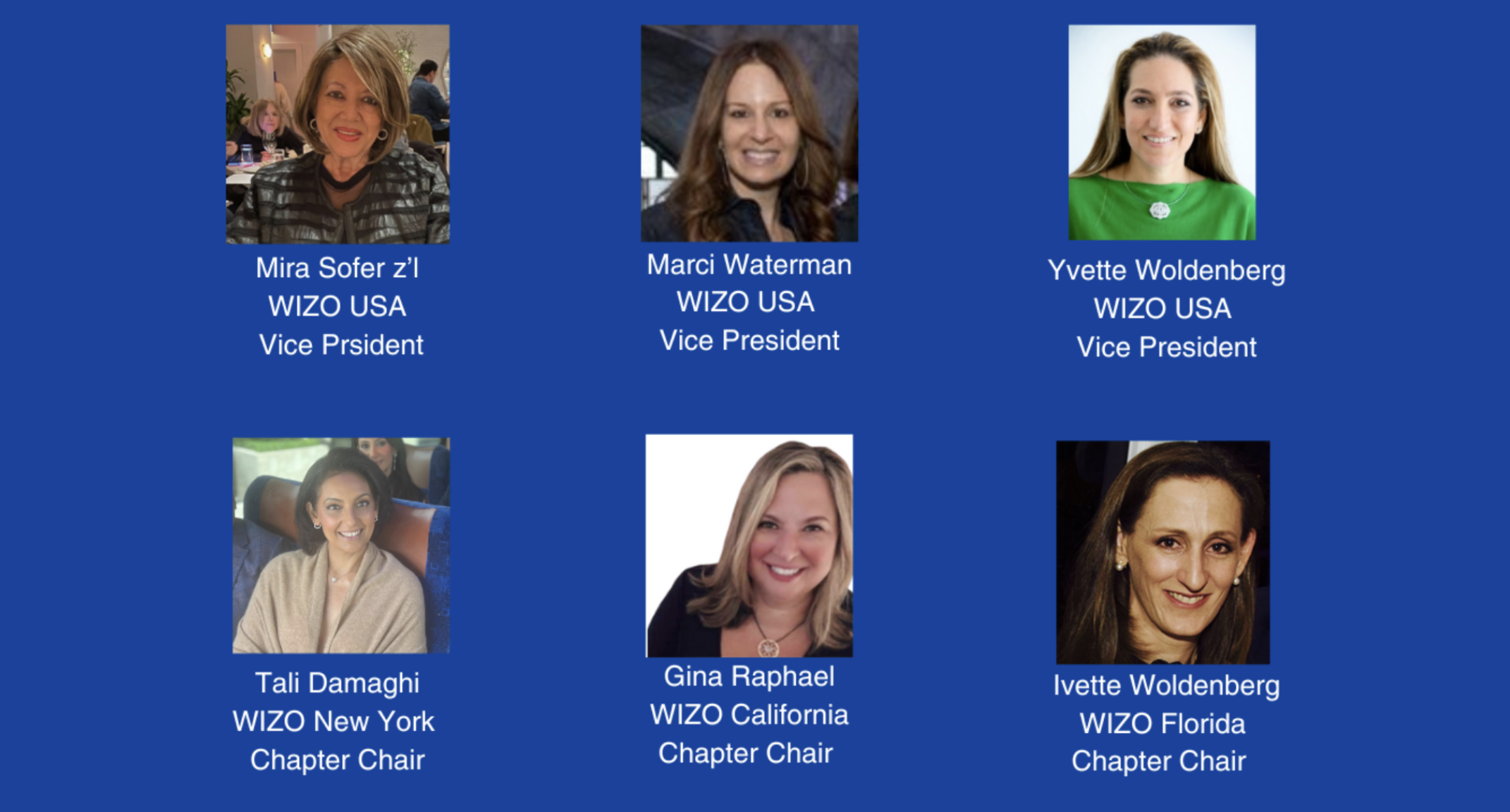 Who We Are — WIZO USA - Women’s International Zionist Organization